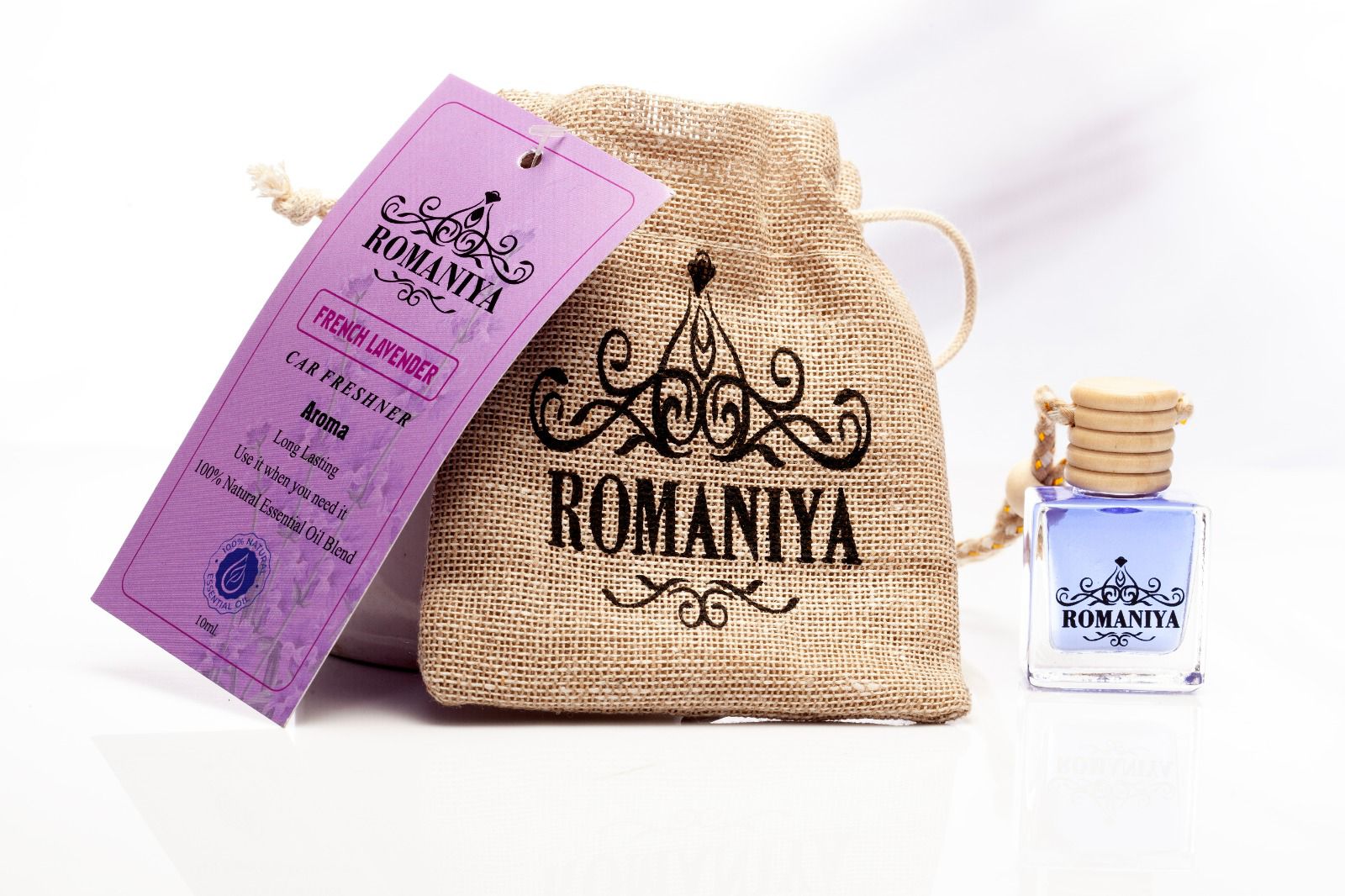 Romaniya French Lavender Premium Car Differ - Image 2